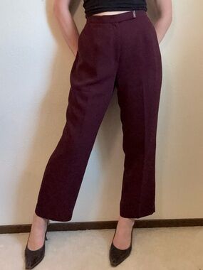 Vintage Kasper Straight Leg Trousers 90s Minimalist Office Siren Coquette